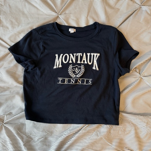 Navy Blue Baby Tee - Picture 1 of 2